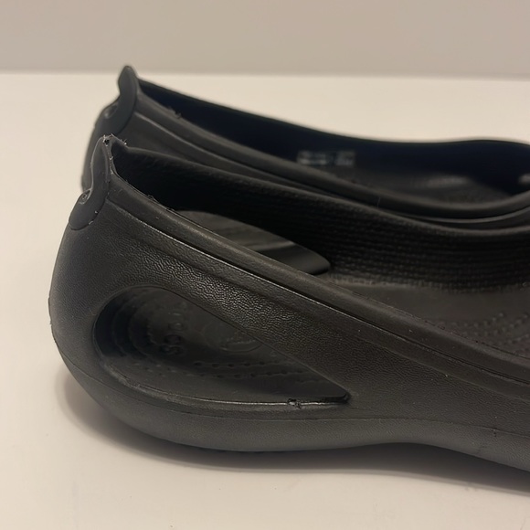 Crocs Kadee Ballet Flats Women’s 6 Black Slip Resistant Slip On Casual Shoes - Picture 6 of 9